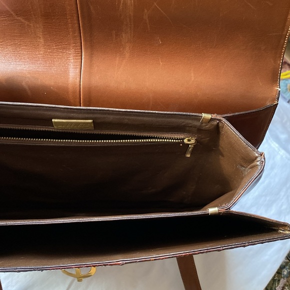 ELLEBI ORIGINAL VINTAGE LEATHER SHOULDERBAG - Picture 4 of 8